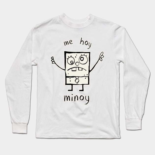 Doodle Bob Long Sleeve T-Shirt by valentinahramov